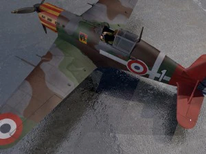 morane saulnier ms-406 c1 3D Model