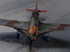 morane saulnier ms-406 c1 3D Model