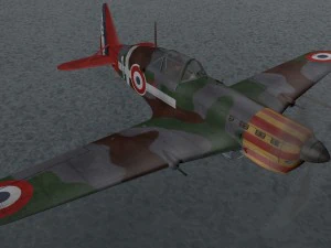 morane saulnier ms-406 c1 3D Model