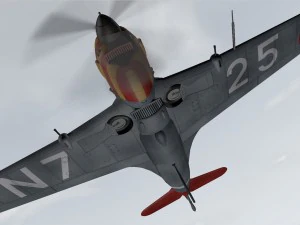 morane saulnier ms-406 c1 3D Model