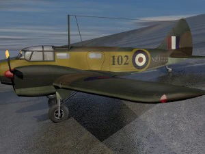 airspeed as10 oxford mk-1 3D Model