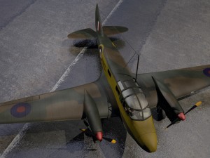 airspeed as10 oxford mk-1 3D Model