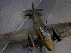 airspeed as10 oxford mk-1 3D Model