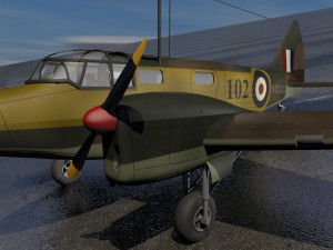airspeed as10 oxford mk-1 3D Model