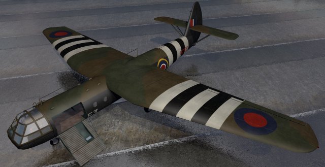 airspeed as51 horsa mk-1 3Dモデル .c4d .max .obj .3ds .fbx .stl .blend 