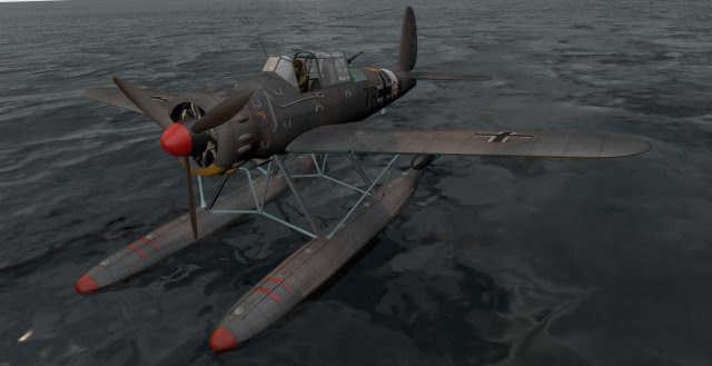 arado ar-196a-3 Modèle 3D .c4d .max .obj .3ds .fbx .stl .blend 