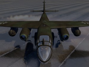 arado ar-234 b-2 blitz 3D 모델