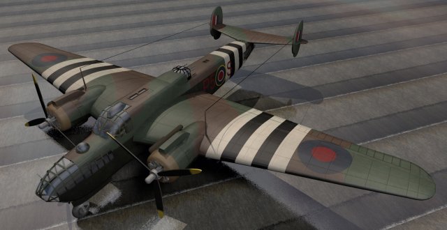 armstrong whitworth albermarle st mk-5 3D Модель .c4d .max .obj .3ds .fbx .stl .blend 