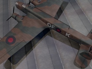 armstrong whitworth whitley mk-3 3D Model