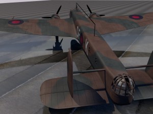 armstrong whitworth whitley mk-3 3D Model