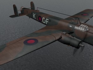 armstrong whitworth whitley mk-3 3D Model