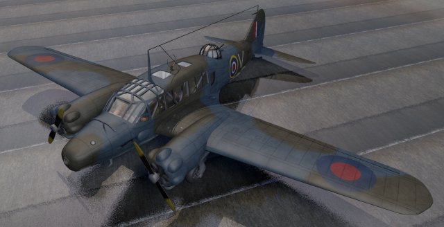 avro anson mk-1 3D Model .c4d .max .obj .3ds .fbx .stl .blend 