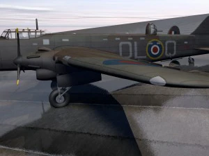 avro manchester mk-1 3D Model