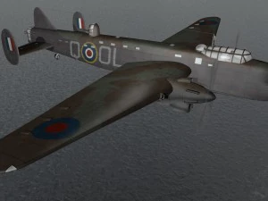avro manchester mk-1 3D Model