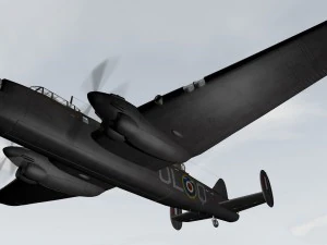 avro manchester mk-1 3D Model