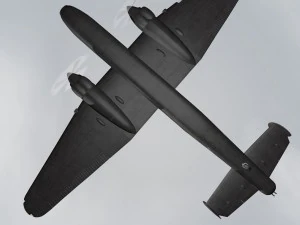 avro manchester mk-1 3D Model