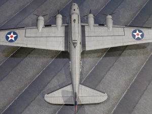 bowing b-17d fortress 3D Model