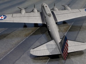 bowing b-17d fortress 3Dモデル