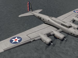 bowing b-17d fortress 3Dモデル