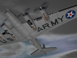 bowing b-17d fortress 3Dモデル