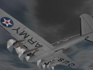 bowing b-17d fortress 3Dモデル