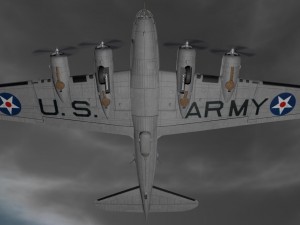 bowing b-17d fortress 3Dモデル