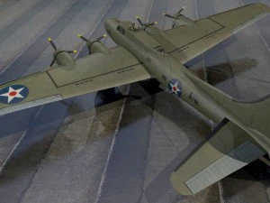 boeing b-17e fortress 3D Model