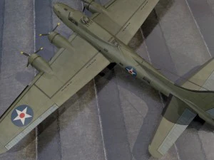 boeing b-17e fortress 3D Model