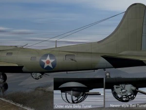 boeing b-17e fortress 3D Model