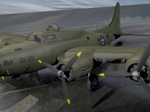boeing b-17e fortress Modelo 3D