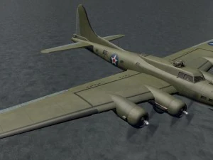 boeing b-17e fortress 3D Model