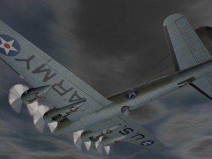 boeing b-17e fortress Modelo 3D