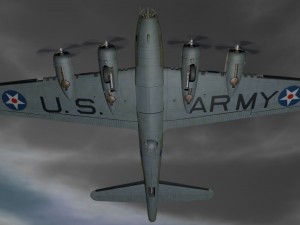 boeing b-17e fortress Modelo 3D