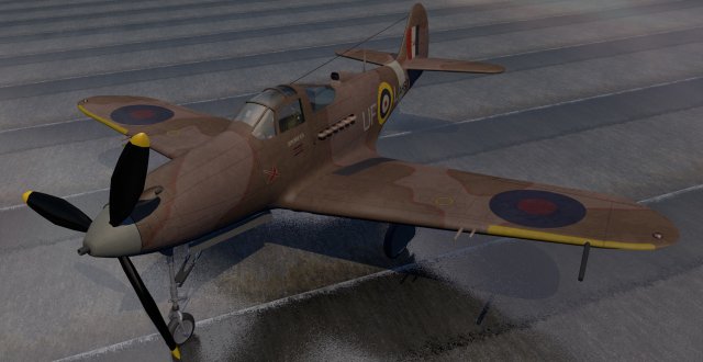 bell airacobra mk-1 raf Model 3D .c4d .max .obj .3ds .fbx .stl .blend 