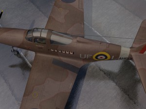 bell airacobra mk-1 raf Model 3D