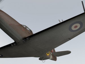 bell airacobra mk-1 raf Model 3D