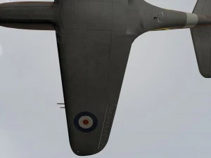 bell airacobra mk-1 raf 3D Model