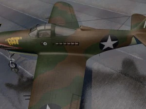 cloche p-39q airacobra Modèle 3D