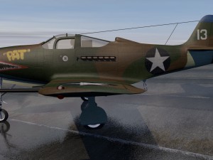 bell p-39q airacobra 3D 模型