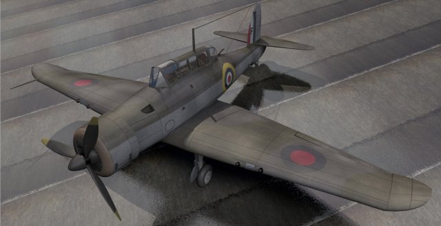 blackburn b-24 skua mk-2 3D Model .c4d .max .obj .3ds .fbx .stl .blend 