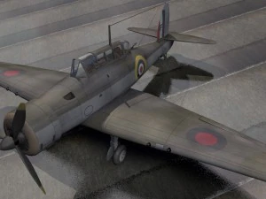 blackburn b-24 skua mk-2 Modèle 3D