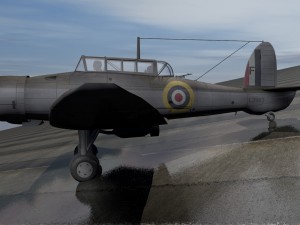 blackburn b-24 skua mk-2 3D Model