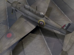 blackburn b-24 skua mk-2 3D Model