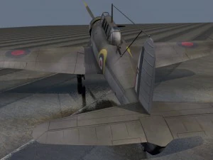 blackburn b-24 skua mk-2 3D Model