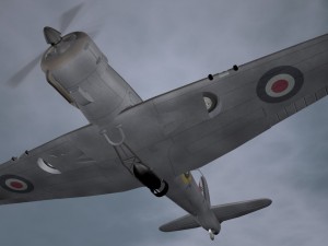 blackburn b-24 skua mk-2 3D Model