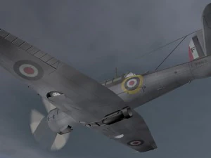 blackburn b-24 skua mk-2 3D Model