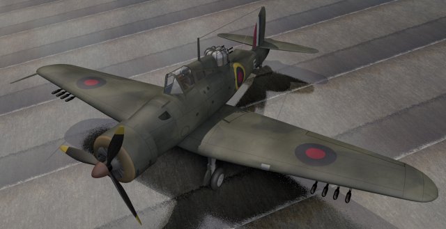 blackburn b-25 roc mk-1 3D 模型 .c4d .max .obj .3ds .fbx .stl .blend 