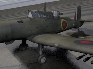 blackburn b-25 roc mk-1 3D Model