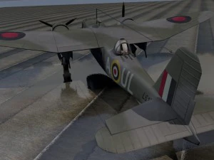 blackburn b-26 botha mk-1 3D Model