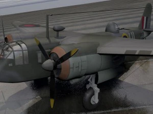 blackburn b-26 botha mk-1 3D Model